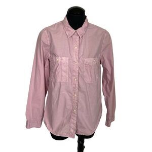 Madewell Oxford Pink Button Down Shirt - Women’s M